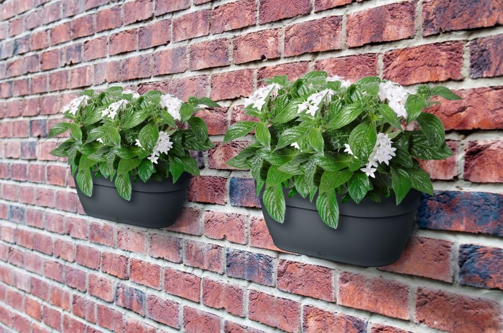 VASO VIBIA CAMPANA WALL BASKET ANTHRACITE 35CM