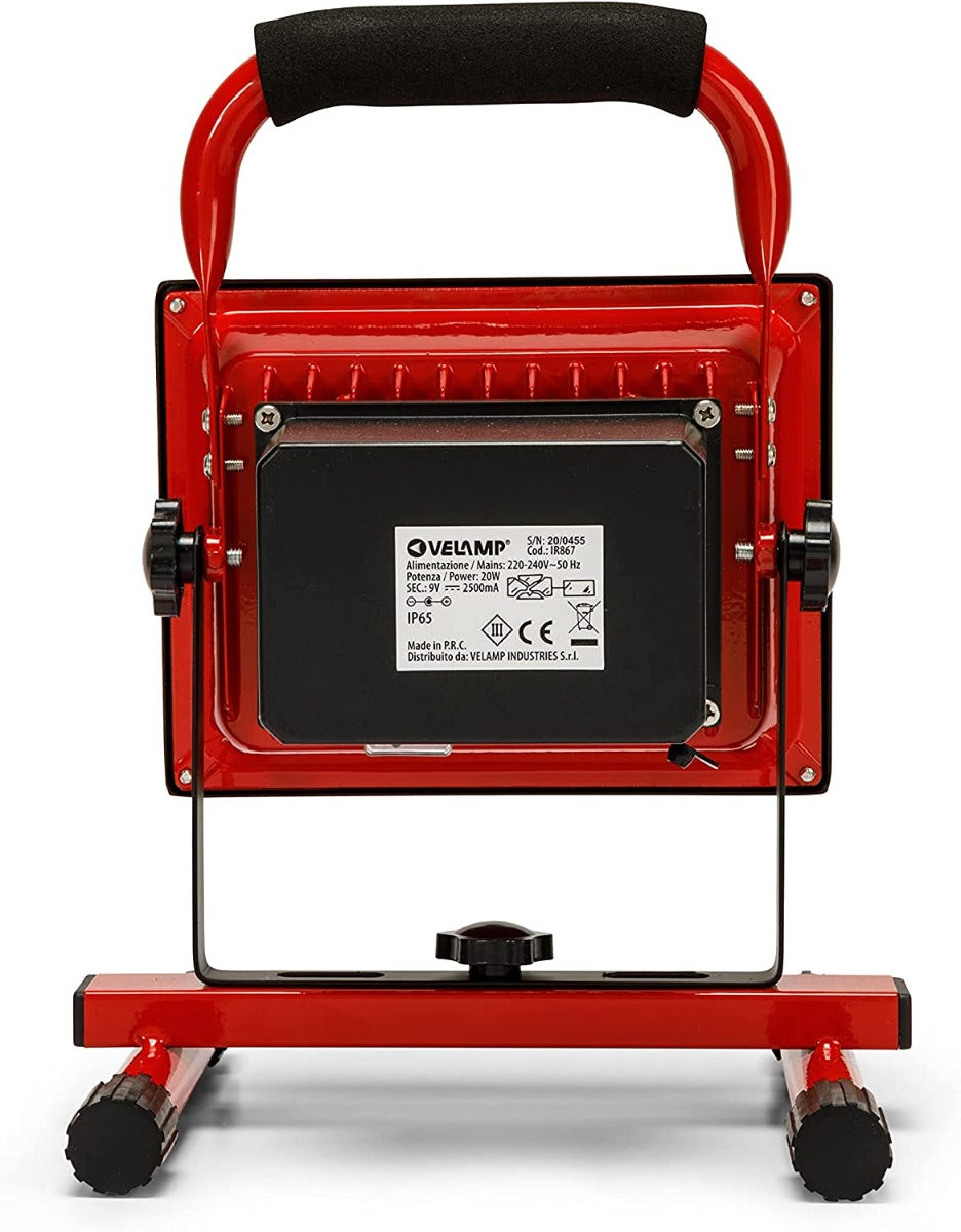 FARETTO LED DA LAVORO RICARICABILE 20W CYCLOP