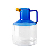 BROCCA ACQUA CON MANICO IN VETRO BLU STACKS