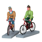 PERSONE IN BICICLETTA - BLOOMERS AND BICYCLES, SET OF 2