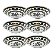 6 PIATTI FONDI BIANCO E NERO OPTICAL