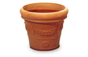 VASO TERRANO FESTONATO 60CM TERRACOTTA