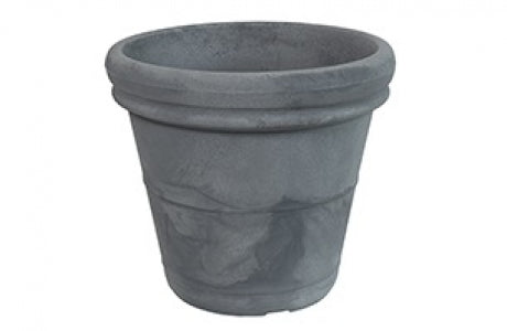 VASO TERRANO LISCIO 40CM GRIGIO ANTICO