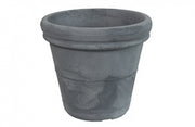 VASO TERRANO LISCIO 50CM GRIGIO ANTICATO