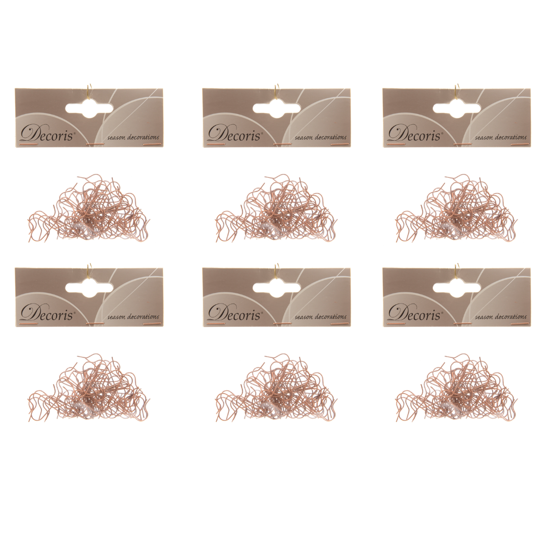OFFERTA 6 DECORAZIONI NATALIZIE RAME 3,5CM