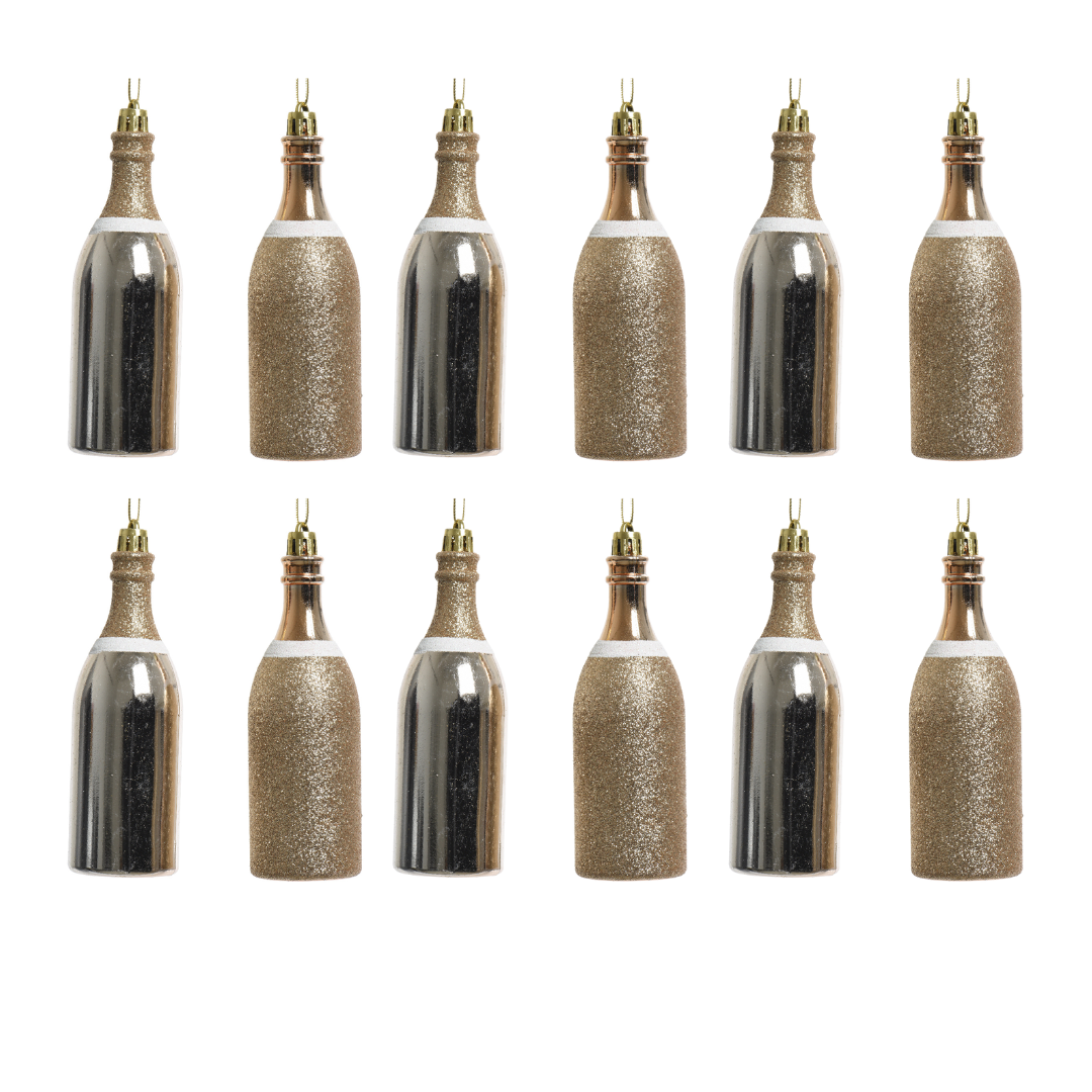 OFFERTA 12 BOTTIGLIE DA APPENDERE  H.13 PERLA MODELLO ASSORTITO