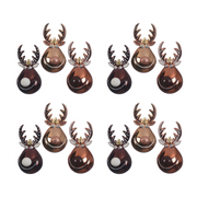 OFFERTA 12 RENNE APPENDIBILE 6X6X11.5 CM MIX MARRONE ASSORTITA
