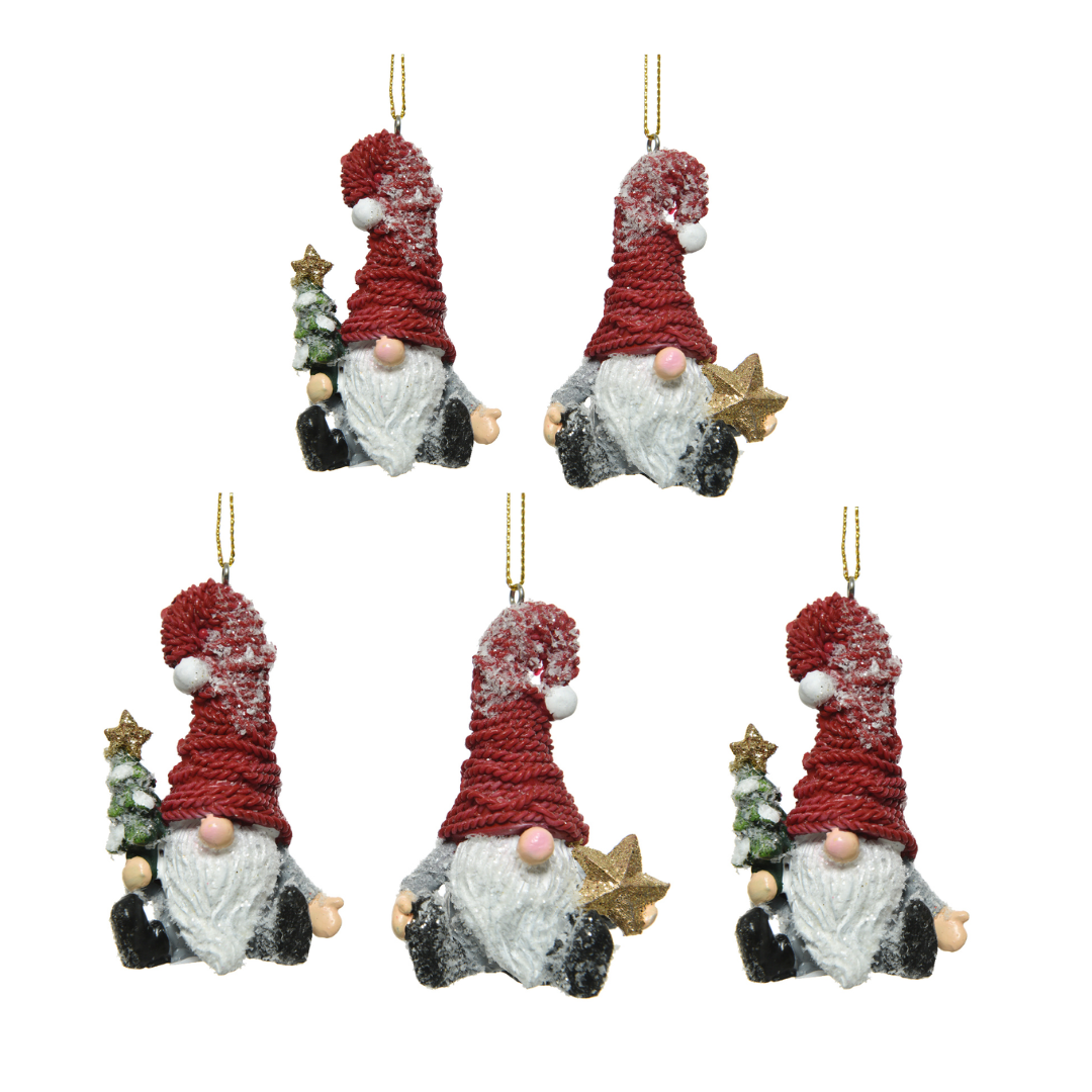 OFFERTA 5 BABBO NATALE 4,5X5,5X8,8CM MODELLO ASSORTITO