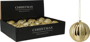 pallina di natale 8cm Oro