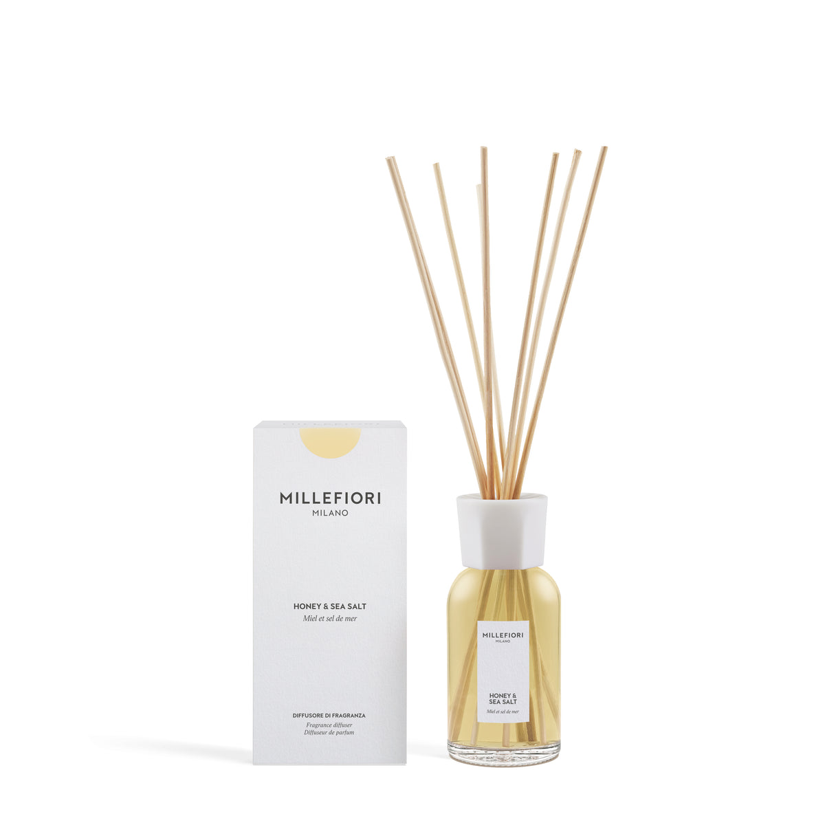 Diffusore a Bastoncini Honey & Sea Salt 100 ml  MILLEFIORI MILANO