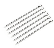 SET DI SPIEDINI PER CARNE ARROSTO 6 PEZZI DA 30 CM IN ACCIAIO INOX CHURRASCO