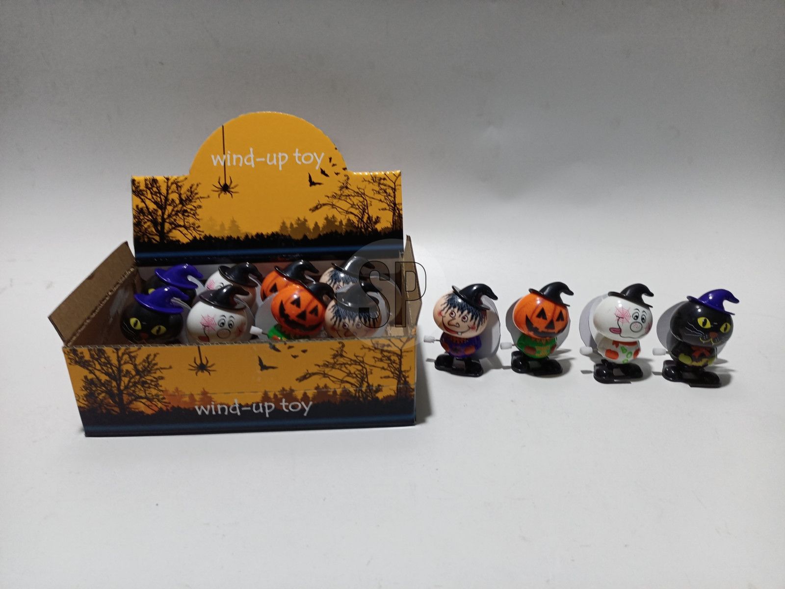 Giocattoli di Halloween, 50x35x75 mm, modello assortito (arancione, bianco, nero, viola)