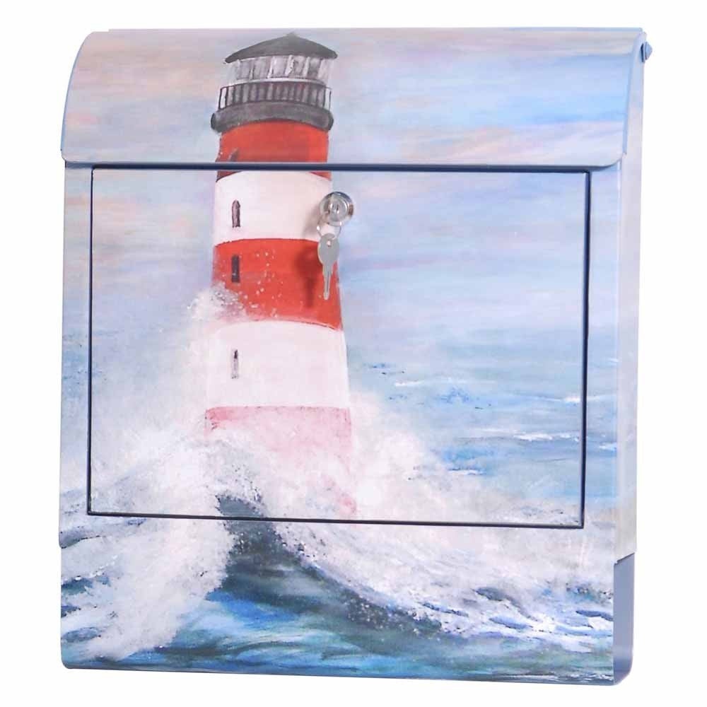 CASSETTA DELLA POSTA SONORA DECORATA FARO 45X38X12 CM