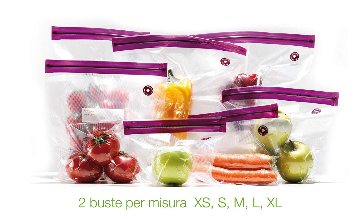 SET SVUOTINO COLOR MANGO+10 BUSTE+CONTENITORE+TAPPO
