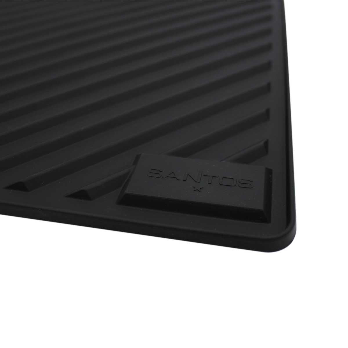 Vassoio per Utensili Barbecue Silicone 44 x 30 cm Nera Santos