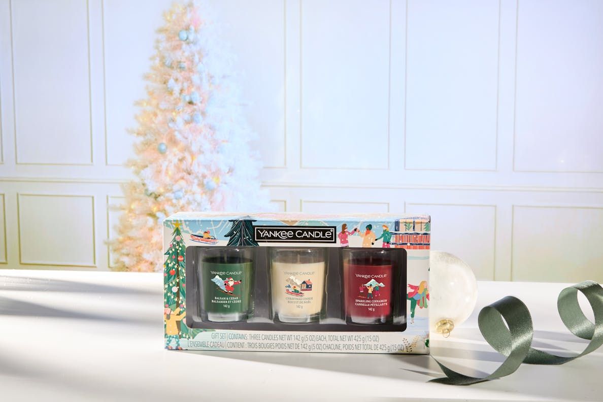 YANKEE CANDLE Confezione regalo 3 candele piccole Tumbler in vetro