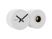 Orologio da Parete Duo Cuckoo Bianco