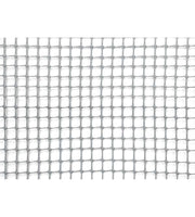 Rete Quadra Maglia Argento 10mm per Recinzioni 100x500cm