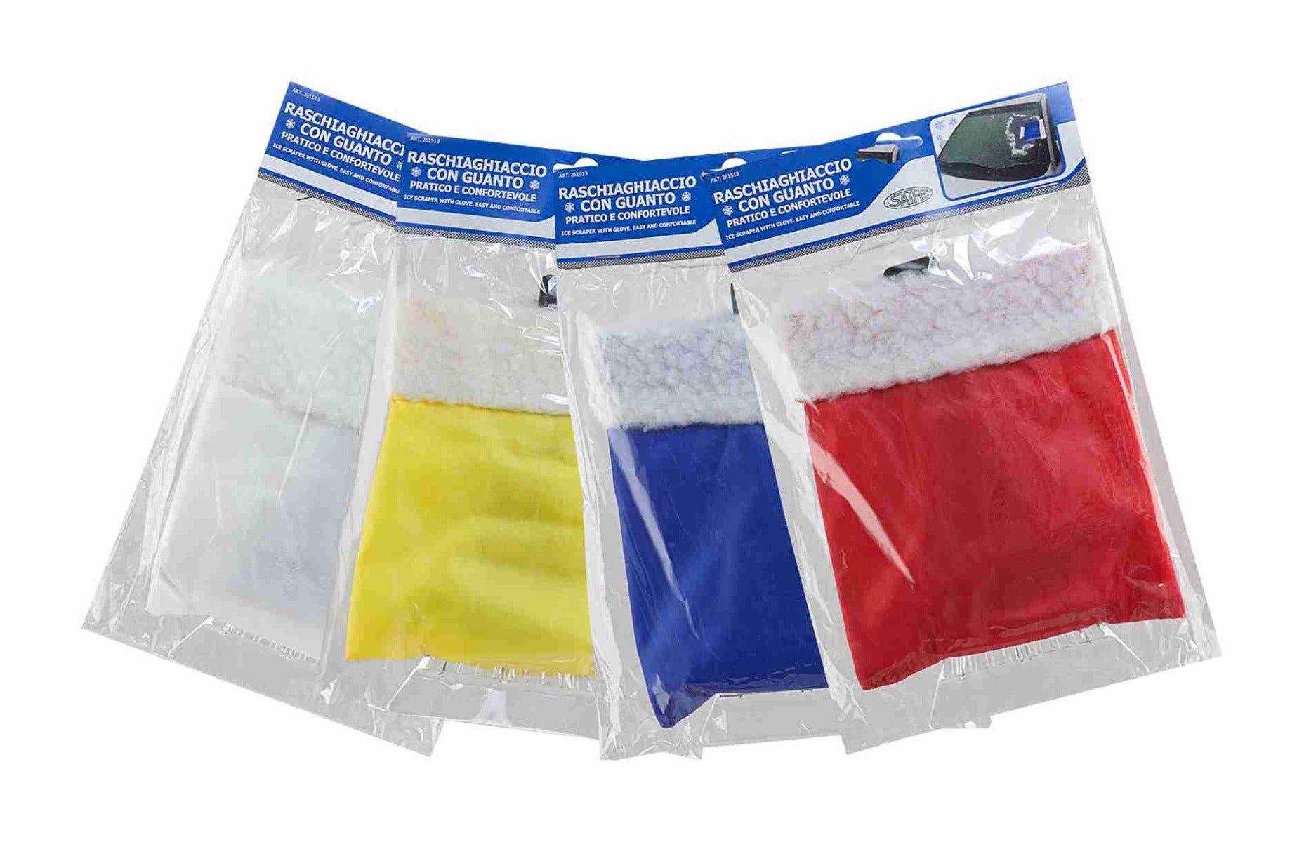 RASCHIETTO RASCHIAGHIACCIO CON GUANTO COLORE ASSORTITO