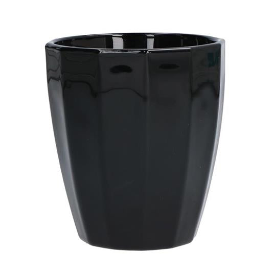 BICCHIERE IN VETRO NERO 350CC LINEA AMAMI
