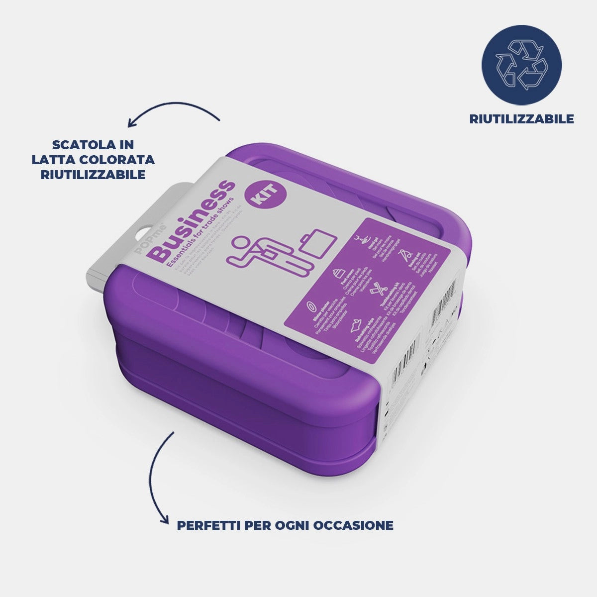 KIT DA VIAGGIO POPME KIT BUSINESS