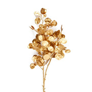 Foglia decorativa D24 x H89 cm dorata Mercury