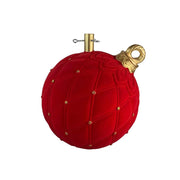 Base per albero a forma di sfera D32 x H36 cm rossa Mercury