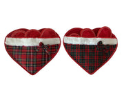 Set regalo ciabattona a cuore con 3 paia 39 x 8 x 35 cm modello assortito Mercury