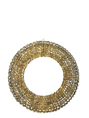 Corona luminosa in filo oro 960 LED D70 x H70 cm Mercury