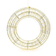 Corona luminosa in metallo 1800 LED D58 x H58 cm Mercury