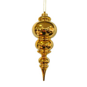 Decorazione pendente grande laminata 9 x 9 x 28 cm oro Mercury