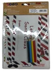 Set lettera per Babbo Natale 17 x 0,1 x 24,5 cm Mercury