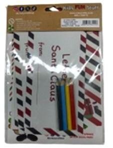 Set lettera per Babbo Natale 17 x 0,1 x 24,5 cm Mercury