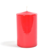 Candela cilindrica 240 g rossa Mercury