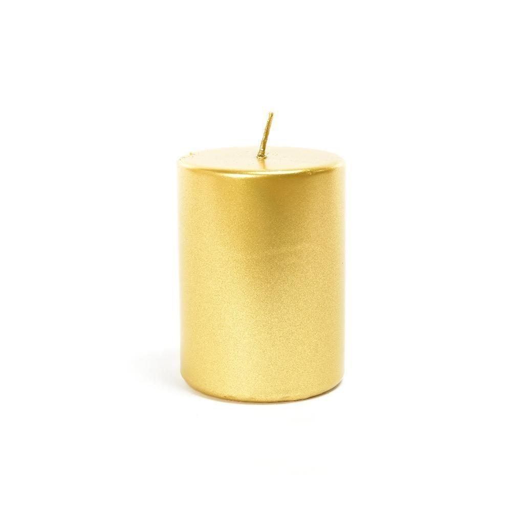 Candela cilindrica 240 g oro Mercury