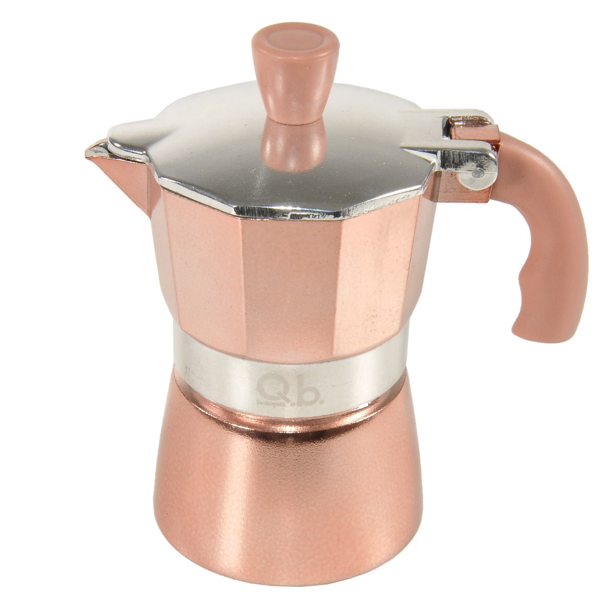 CAFFETTIERA ROSE/GOLD 1 TAZZA Q.B FLUO