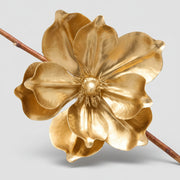 Fiore di magnolia artificiale oro lucido D20 EDG