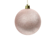 Maxi Pallina di Natale XXL Rosa Glitter