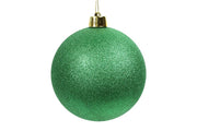 Pallina di Natale MAXI L Verde Glitter