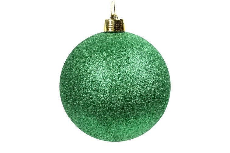 Maxi Pallina di Natale XXL Verde Glitter