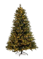 Albero di Natale Berkshire, 240 cm (D152 cm), Verde, 2500 LED – 7456 rami