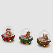 Sfera Decorativa Natalizia Orsetto H6,5-L5,5cm Assortita EDG