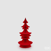 DECORO ORIGAMI NEW PINO PAGODA H.92 D.60 ROSSO EDG