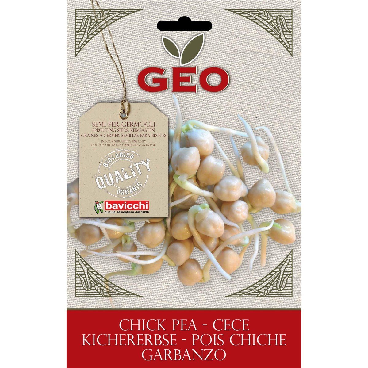 SEMI BIO DI CECE PER GERMOGLI 90GR