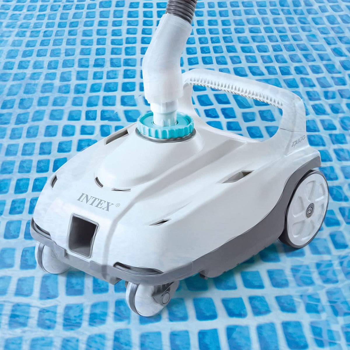 RICONDIZIONATO - ROBOT PULITORE AUTOMATICO ZX100 PER PISCINE FUORI TERRA, PER POMPE FILTRO FLUSSO 6056-13248 L/H