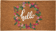ZERBINO HELLO CON CORONA DI FIORI