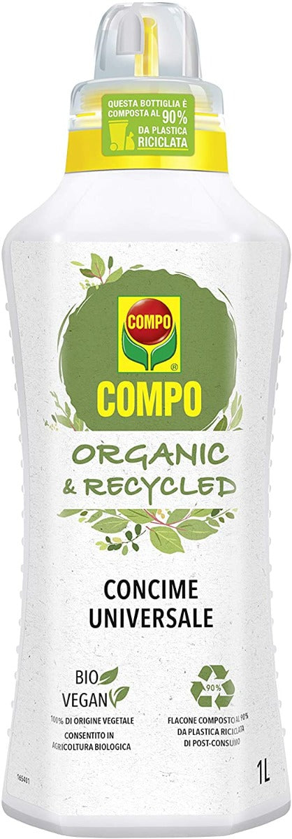 CONCIME VEGANO LIQUIDO UNIVERSALE ORGANIC&RECYCLED 1LT COMPO