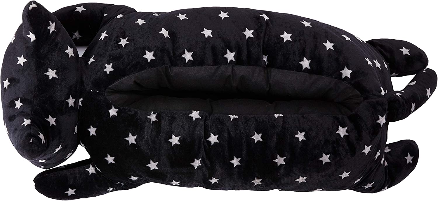 CUCCETTA A FORMA DI GATTO 115X45X30CM CON STELLE