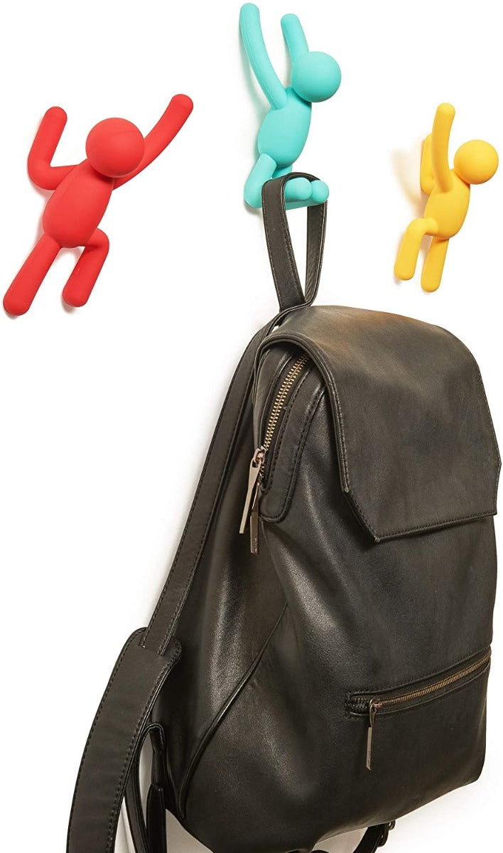 3 APPENDINI BUDDY HOOK COLORE ASSORTITO