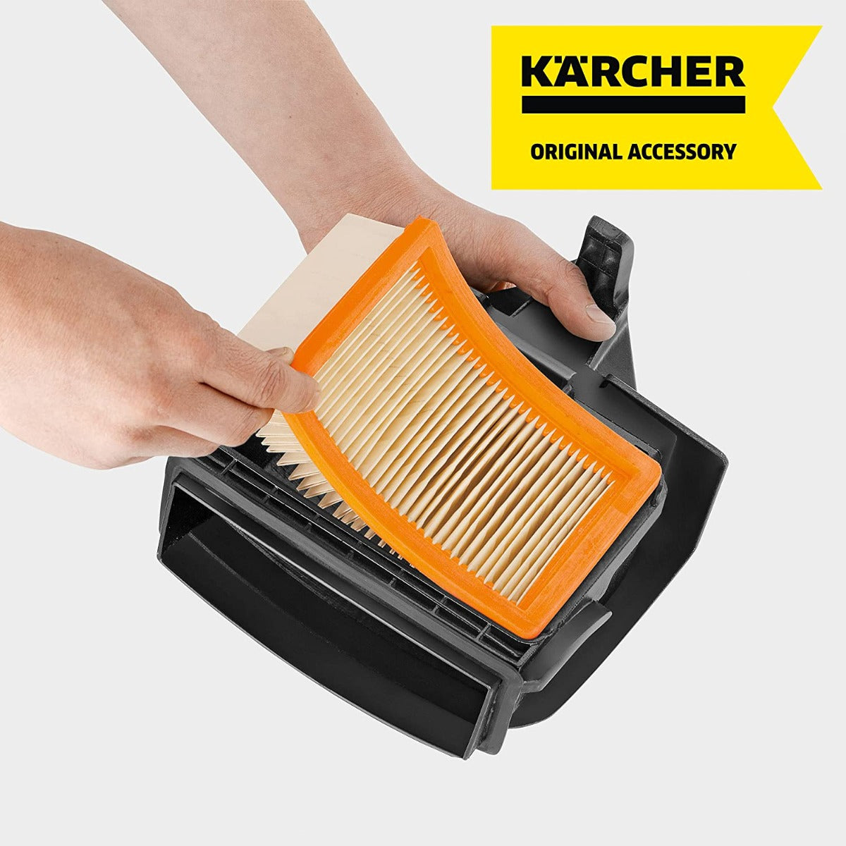 KÄRCHER FILTRO PLISSETTATO PIATTO NEW SYSTEM PER MV4, MV5, MV6, 200 X 125 X 60 MM